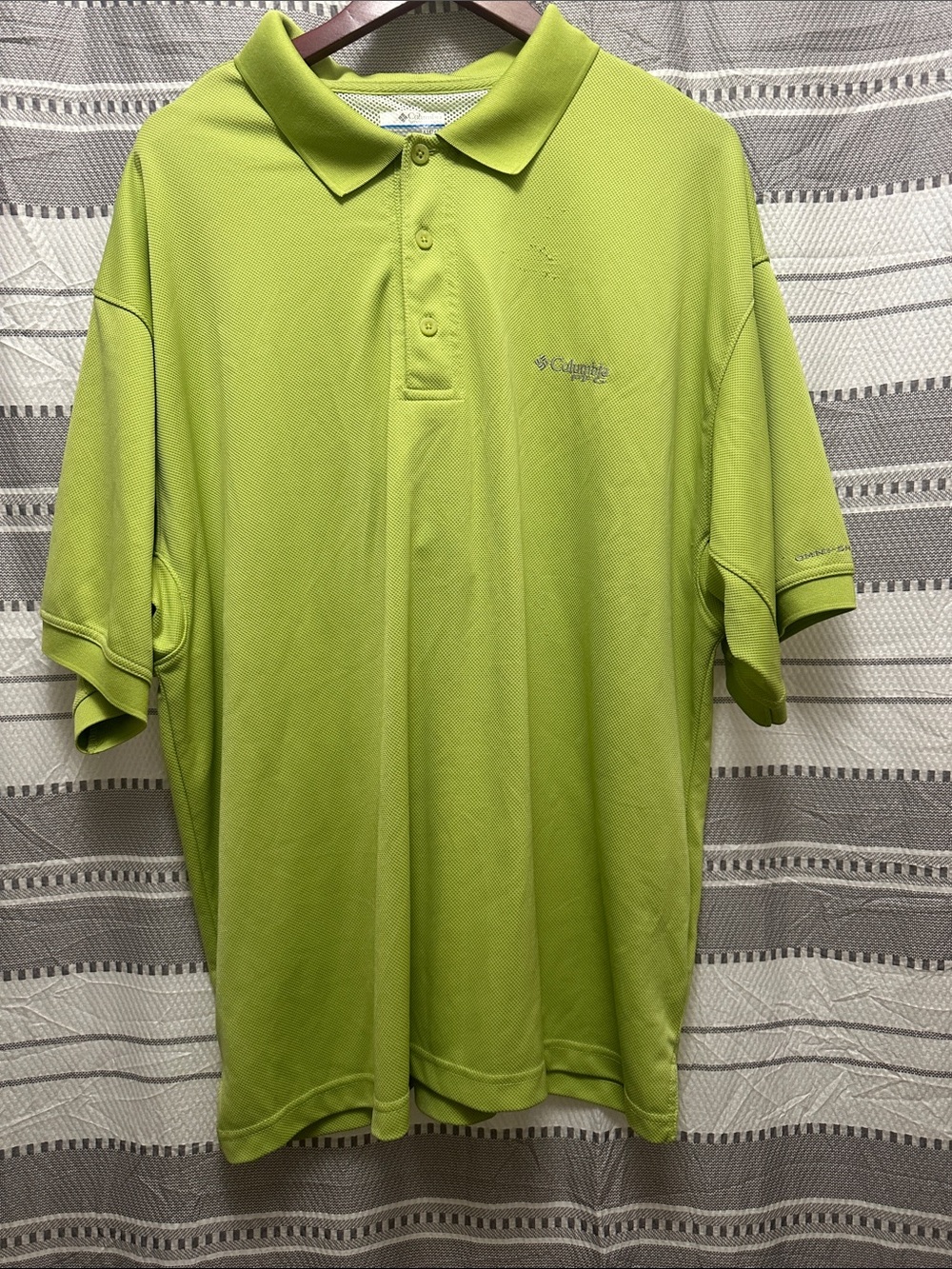 Columbia Men's Bright Lime Performance Polo
